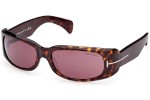 Okulary przeciwsłoneczne Tom Ford Corey FT1064 52S Prostokątne Havana