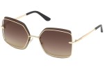 Okulary przeciwsłoneczne Guess GU7618 32G Oversize Złote