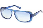 Okulary przeciwsłoneczne Guess GU00082 90X Prostokątne Niebieskie