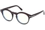 Glasögon Tom Ford FT5887-B 056 Runda Svart