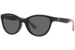 Okulary przeciwsłoneczne Emporio Armani EK4003 501787 Kocie oczy Czarne