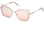 Okulary przeciwsłoneczne Guess GU7633 72U Kwadratowe Różowe