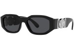 Okulary przeciwsłoneczne Versace Medusa Biggie VE4361 542287 Owalne Czarne