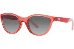 Okulary przeciwsłoneczne Emporio Armani EK4003 537711 Kocie oczy Czerwone