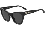 Okulary przeciwsłoneczne Love Moschino MOL070/S 807/IR Kocie oczy Czarne