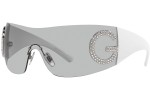 Napszemüvegek Dolce & Gabbana DG2298B 06/87 Single Lens | Shield Fehér