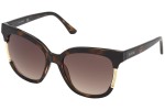 Okulary przeciwsłoneczne Guess GU7726 52F Kwadratowe Havana