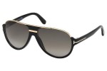 Okulary przeciwsłoneczne Tom Ford Dimitry FT0334 01P Pilotki (Aviator) Czarne