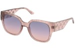 Okulary przeciwsłoneczne Guess GU7727 45Z Kwadratowe Brązowe