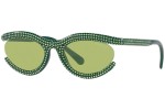 Okulary przeciwsłoneczne Swarovski SK6006 103430 Owalne Zielone