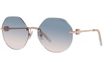 Okulary przeciwsłoneczne Tiffany & Co. TF3077 616016 Nieregularny Brązowe