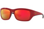 Okulary przeciwsłoneczne Ray-Ban RB4405M F6236Q Kwadratowe Czerwone