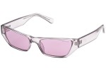 Okulary przeciwsłoneczne Guess GU8232 81Y Prostokątne Fioletowe