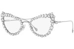 Okulary przeciwsłoneczne Swarovski SK7011 4001SB blue-light [non-prescription] Nieregularny Srebrne