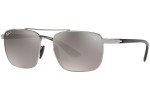 Слънчеви очила Ray-Ban RB3715M F0845J Polarized Пилотни Сребърна