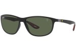 Okulary przeciwsłoneczne Ray-Ban RB4394M F60271 Nieregularny Czarne