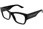Okulary korekcyjne Alexander McQueen AM0436O 001 Prostokątne Czarne