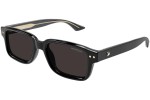 Okulary przeciwsłoneczne Mont Blanc MB0286S 001 Prostokątne Czarne