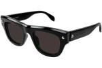 Okulary przeciwsłoneczne Alexander McQueen AM0425S 001 Kwadratowe Czarne