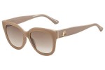 Okulary przeciwsłoneczne Jimmy Choo JILL/G/S KON/HA Kocie oczy Beżowe