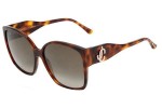 Okulary przeciwsłoneczne Jimmy Choo NOEMI/S 086/HA Kwadratowe Havana