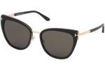 Zonnebril Tom Ford Simona FT0717 01A Cat Eye Zwart