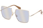 Okulary przeciwsłoneczne Max Mara Design9 MM0082 32X Kwadratowe Złote
