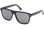 Слънчеви очила Tom Ford Frances FT1081-N 01D Polarized Квадратни Черна