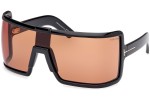 Okulary przeciwsłoneczne Tom Ford Parker FT1118 01E Kwadratowe Czarne