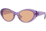Okulary przeciwsłoneczne Versace VE4455U 5353/3 Owalne Fioletowe
