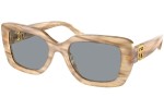 Okulary przeciwsłoneczne Ralph Lauren The Nikki RL8217U 610687 Prostokątne Brązowe