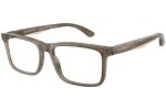 Okulary korekcyjne Emporio Armani EA3227 6055 Prostokątne Brązowe