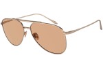 Okulary przeciwsłoneczne Giorgio Armani AR6152 301193 Pilotki (Aviator) Czerwone