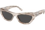 Okulary przeciwsłoneczne Ralph Lauren The Kiera RL8218U 610587 Kocie oczy Brązowe