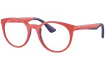 Okulary korekcyjne Ray-Ban Junior RY1628 3953 Okrągłe Czerwone