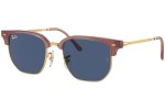 Okulary przeciwsłoneczne Ray-Ban Junior RJ9116S 715680 Nieregularny Brązowe