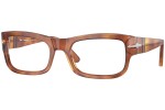 Okulary przeciwsłoneczne Persol PO3326S 96/GI Prostokątne Brązowe