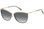 Okulary przeciwsłoneczne Max Mara Classy V 10A/9O Polarized Kocie oczy Beżowe
