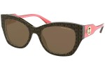 Okulary przeciwsłoneczne Michael Kors Palermo MK2119 335573 Kocie oczy Brązowe