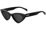 Okulary przeciwsłoneczne Moschino MOS006/S 807/IR Kocie oczy Czarne