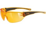 Okulary przeciwsłoneczne uvex sportstyle 204 Orange S1 Prostokątne Pomarańczowe