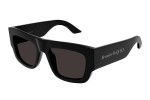 Okulary przeciwsłoneczne Alexander McQueen AM0449S 001 Prostokątne Czarne