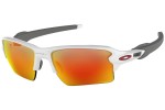 Okulary przeciwsłoneczne Oakley Flak 2.0 XL OO9188-93 PRIZM Prostokątne Białe
