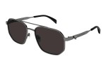 Okulary przeciwsłoneczne Alexander McQueen AM0458S 001 Pilotki (Aviator) Szare