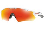 Okulary przeciwsłoneczne Oakley Radar EV Path OO9208-72 PRIZM Pojedyncze | Shield Białe