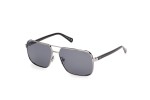 Okulary przeciwsłoneczne Guess GU00119 08D Polarized Kwadratowe Szare