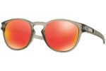 Okulary przeciwsłoneczne Oakley Latch OO9265-15 Kwadratowe Szare