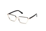 Okulary korekcyjne Guess GU50123 005 Prostokątne Złote