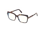 Brillen Tom Ford FT5947-B 052 Vierkant Havana