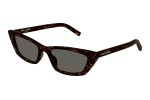 Okulary przeciwsłoneczne Saint Laurent SL277 010 Kocie oczy Havana